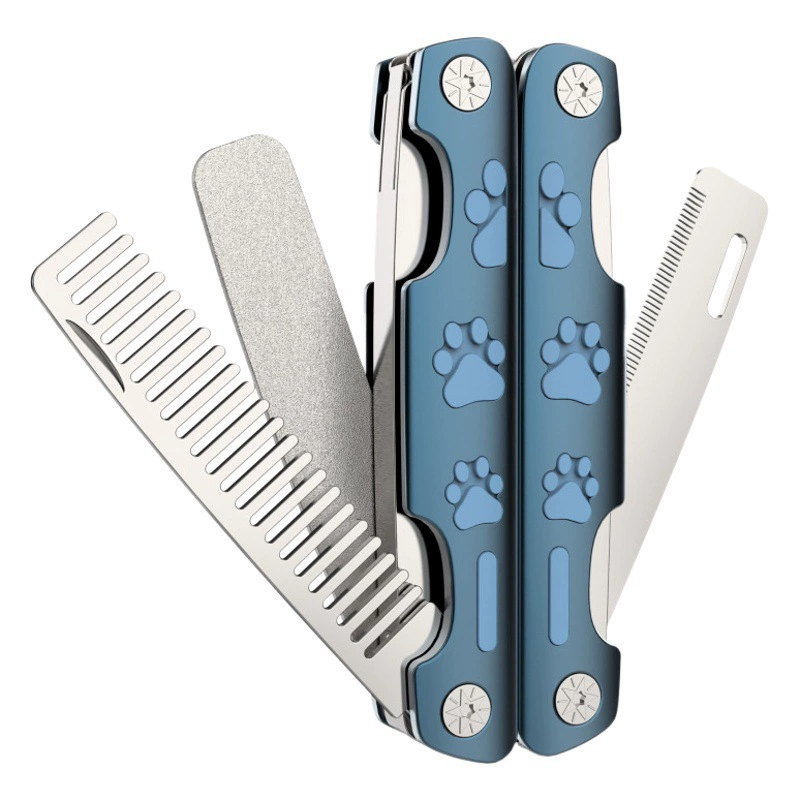 Amazon трансграничные новые домашние животные кусачки для ногтей из нержавеющей стали складной кусачки для ногтей