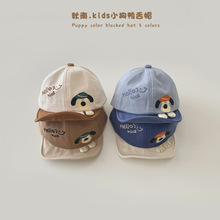 秋南 韩国婴儿帽子2025春秋新款卡通婴幼儿鸭舌帽宝宝遮阳棒球帽