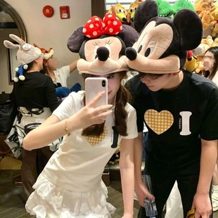 Summer Pure Cotton Short-Sleeved T-Shirt Couple Wear Lazy Style Loose Niche Design Tops for Men and Women Student Trendy Class Uniforms