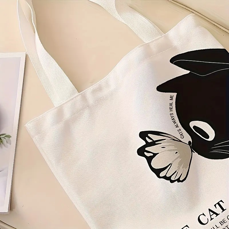 Letras inglesas canciones estampadas bolso de lona bolso de hombro bolso plegable bolso de mano bolso de compras Amazon estilo caliente comercio exterior