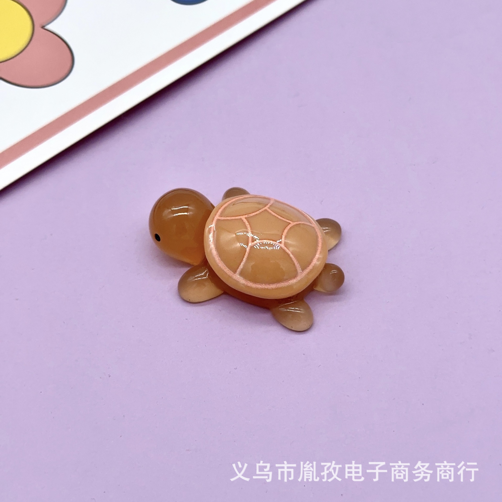 Caricatura estereoscópica tortuga de luz nocturna para tocar DIY accesorios de joyería puede hacer bolsas ciegas creativas en vivo lotes de ventas calientes