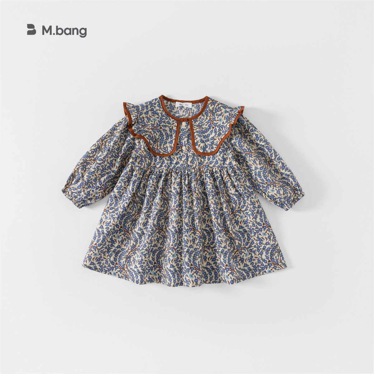 Ropa Infantil Youbao, Vestido de Princesa para Niñas de Primavera y Otoño, Vestido Floral para Niñas, Vestido Elegante para Niñas Pequeñas, Ropa para Bebés image 9