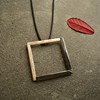 Fashionable two-color pendant, necklace, sweater, suitable for import, simple and elegant design, European style