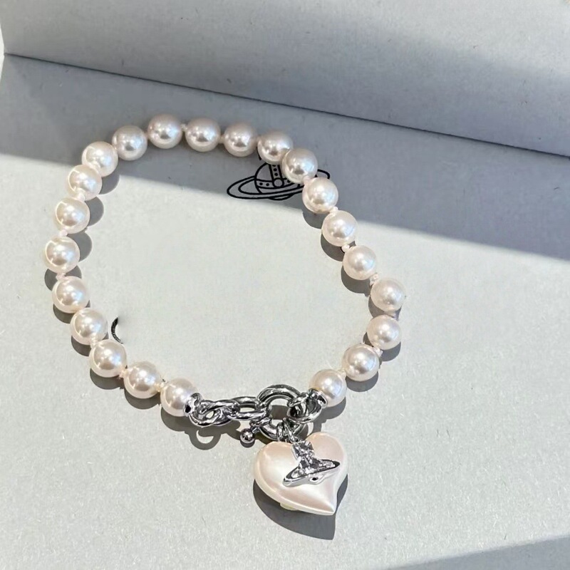 High Version of the Queen Mother of the West, High-Looking Love Pearl Saturn Bracelet, Women's Fashionable Pearl Jewelry