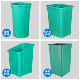 铁皮户外单桶垃圾桶内筒镀锌内胆果皮箱玻璃钢铝塑不锈钢内桶