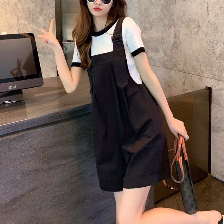 [블랙] 싱글 피스 멜빵