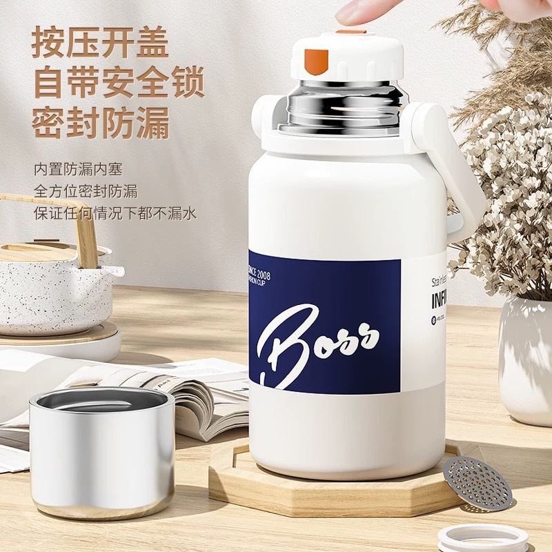 316水杯保温杯户外运动提手杯登山不锈钢值饮大容量便携水壶|undefined