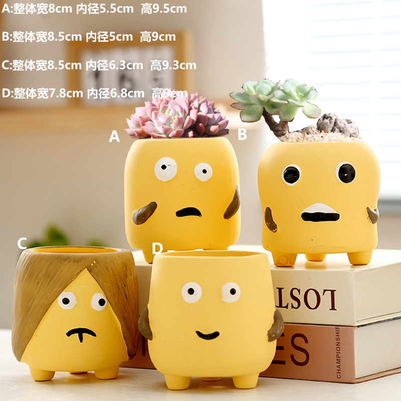 세라믹-고급 4개의 만화 미니언 조합