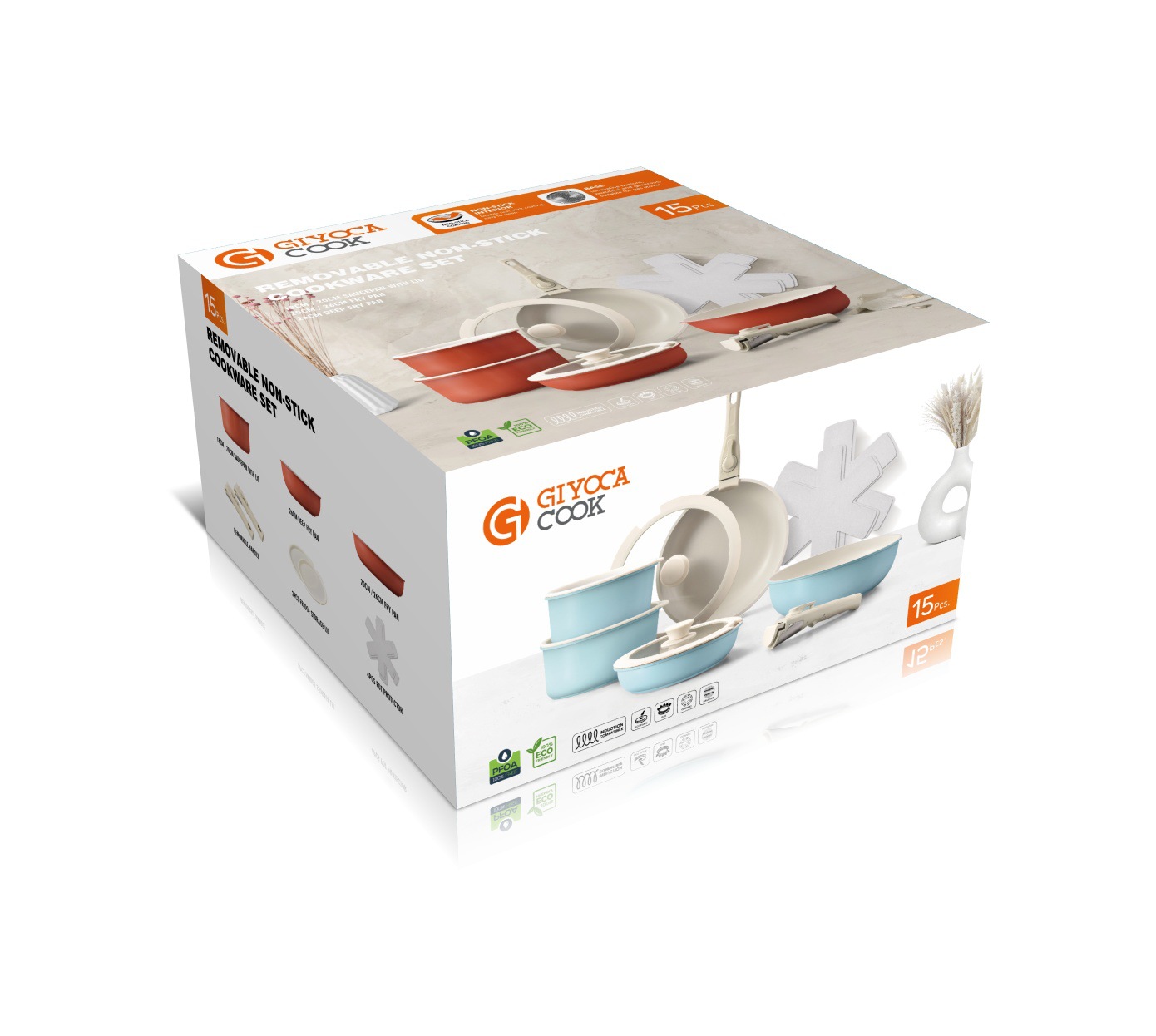 Casual Solid Color Aluminium Alloy Cookware 1 Set display picture 2