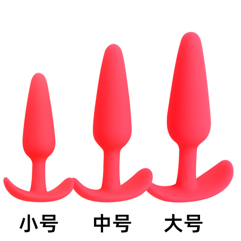 Silicone Anal Beads Strip, Wearable Black Anal Plug for Adults — detail image 7