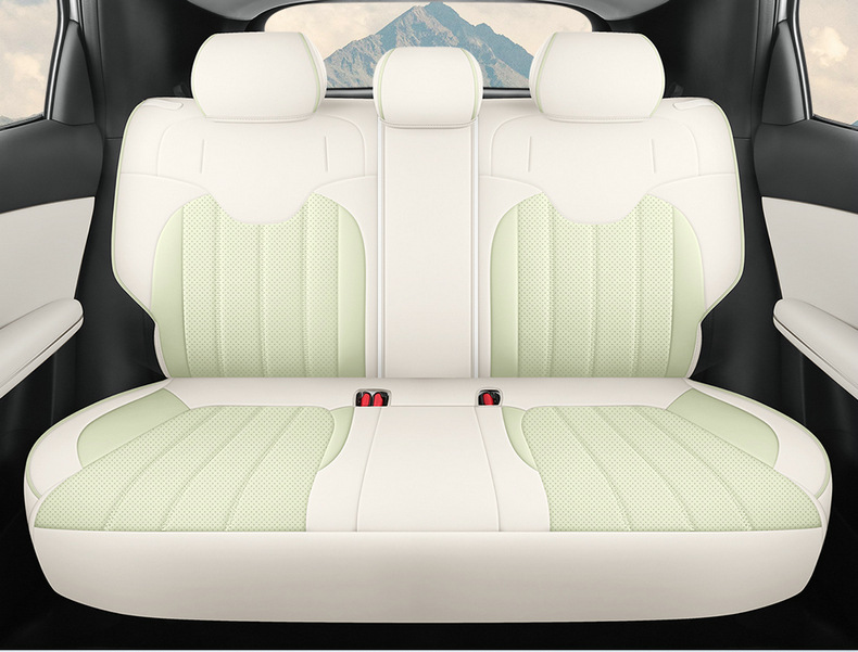 26-Year Changan Qiyuan Q05 Seat Cover, Full Surround, All-Season Universal Seat Cover, Special Breathable Perforated Leather Seat Cushion Cover