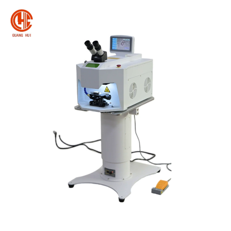 220V150W белый Маленький ювелирный металлический лазерный сварочный аппарат Универсальный аппарат Встроенный резервуар для воды