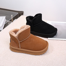 2025冬季新款保暖童棉靴保暖男女短筒儿童雪地靴中大童棉鞋5125