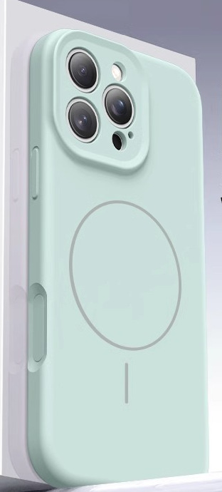Funda de silicona líquida de color sólido simple, adecuada para botones táctiles de iPhone 17 Pro Max, funda para teléfono Apple 14, 15, 16, suave
