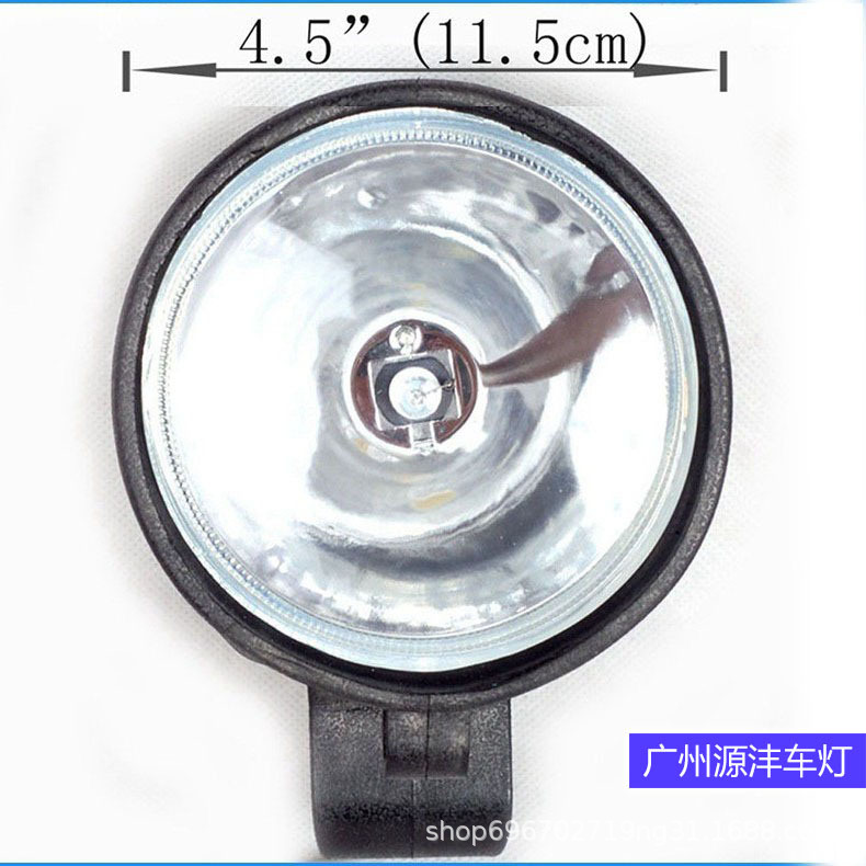 5inch Soft Leather Xenon Searchlight Hid Strong Light Remote Handheld Spotlight for Outdoor Night Fishing 12V24V Car-Mounted