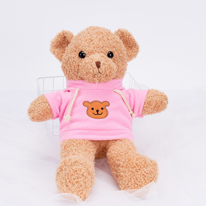 Sudadera de oso de peluche, suéter de oso, almohada de oso, muñeco de oso de peluche, juguete de peluche, logotipo de transferencia térmica