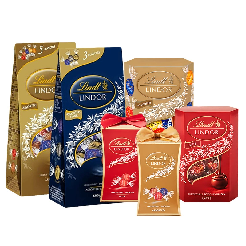 Шоколад Lindt импортированный мягкий шар молочный черный шоколад свадебная конфета новогодний подарок коробка оптом