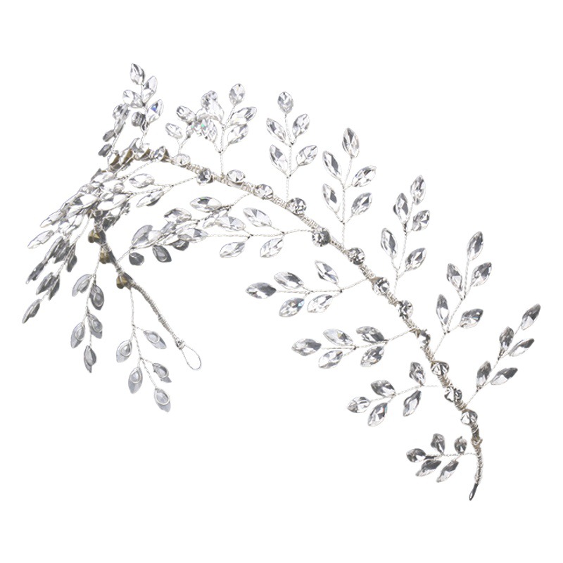 Nueva banda de pelo hecho a mano accesorios de cristal coreano accesorios de boda estilo princesa