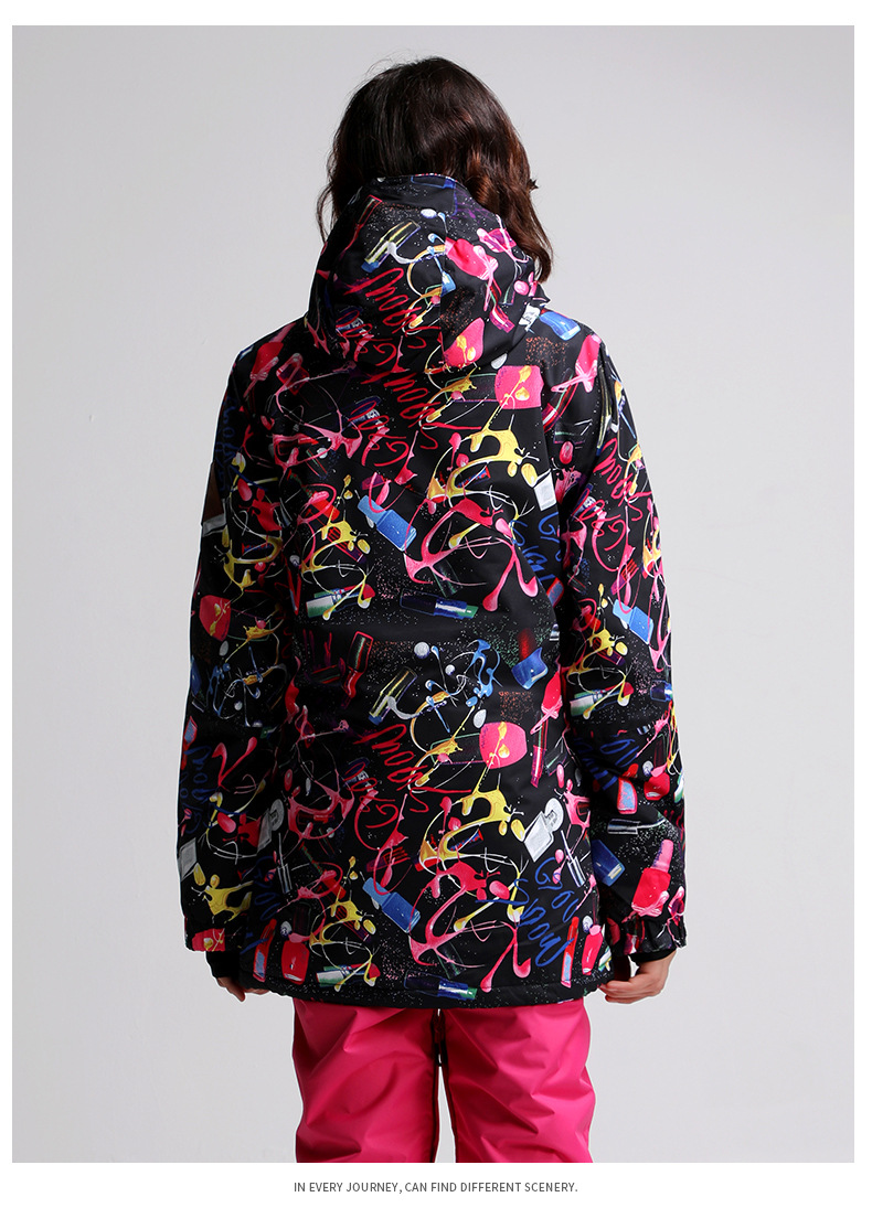 Damen Snowboard Snowboardjacke Winter Outdoor Winddicht Wasserdicht Schneefest Jacke_voghion.com