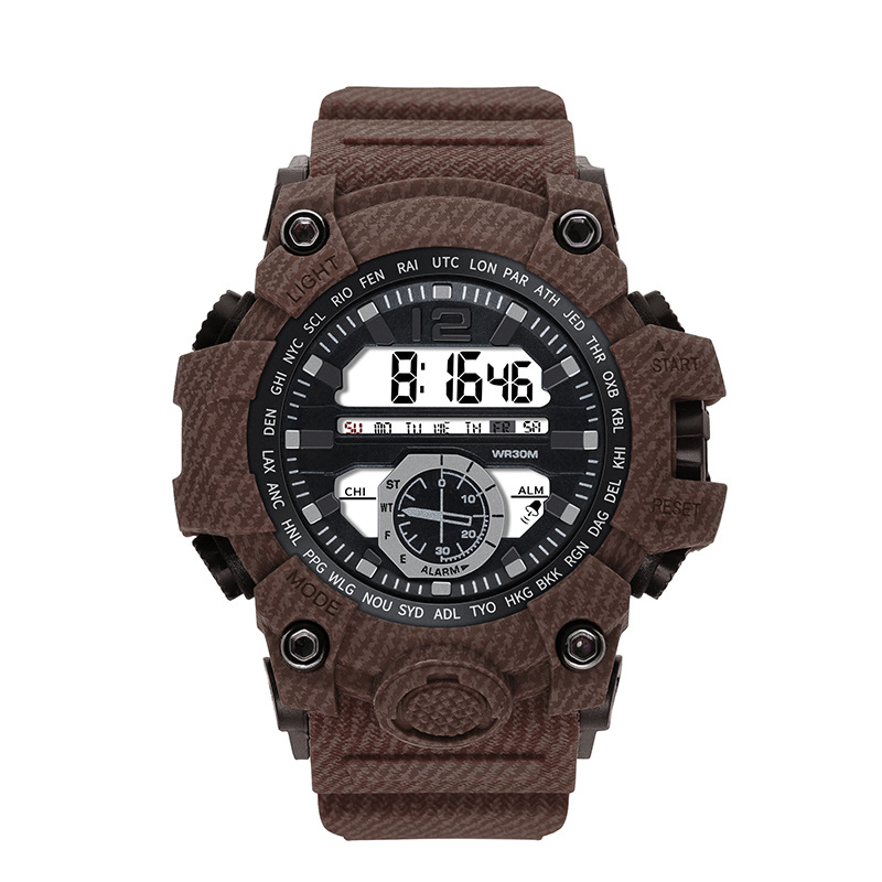 Comercio exterior Venta caliente reloj lote multi-funcional reloj electrónico al aire libre hombres y mujeres estudiantes de escuela secundaria deportes estilo reloj