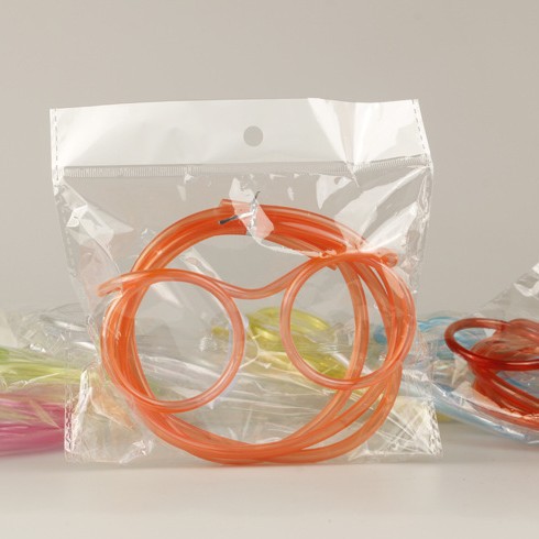 Paja creativa gafas barba paja loco divertido arte plástico paja