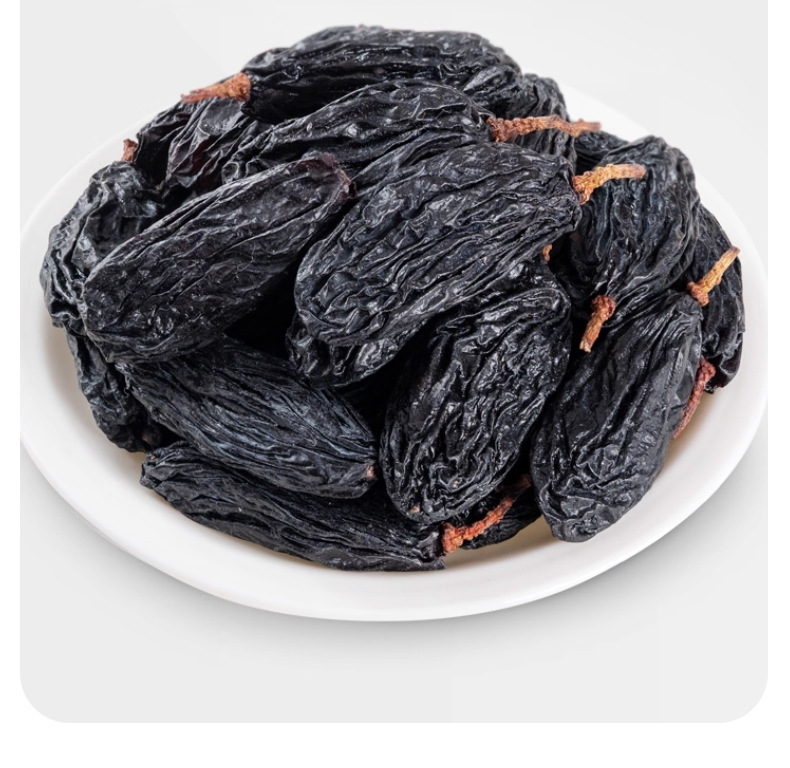 Dried Black Currant Raisins 500g Xinjiang Turpan Black Grape Raisins Snack and Culinary Fruit specifications