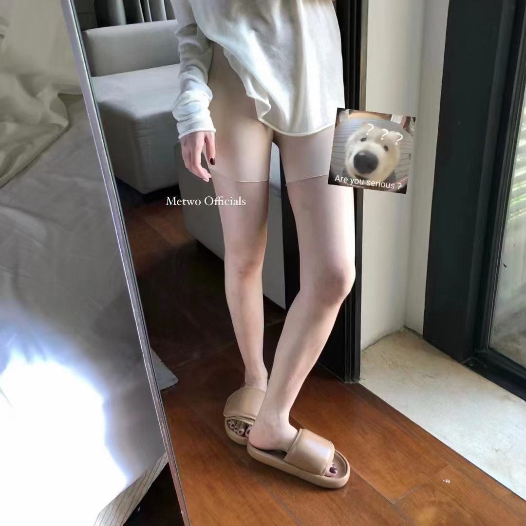 METWO pantalones lisos de una sola pieza de la suspensión del cuerpo que forma el vientre inconsútil que contrae la cadera que levanta el cuerpo cruzado Ropa interior de seguridad anti-exposición