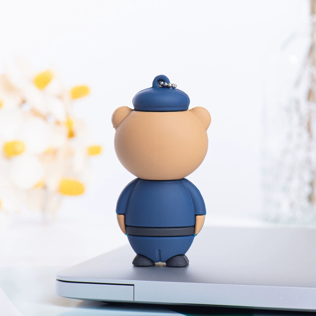 USB flash drive, mobile phone, laptop, with little bears, 64G, police