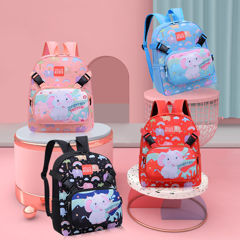 2023 Comercio exterior nueva escuela primaria estudiante mochila niñas Grado uno y dos niños ultra-ligero de gran capacidad kindergarten clase grande