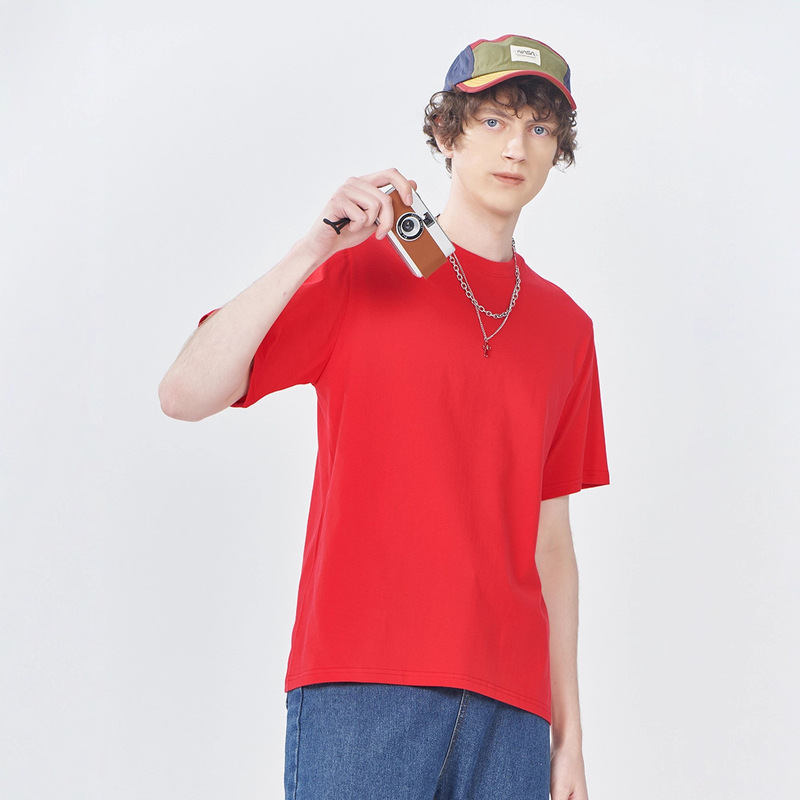 Caribbean Seal 69000 Combed Compact Siro-Spun 220g Round Neck Short-Sleeved Blank T-Shirt