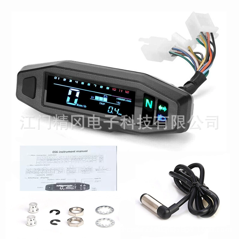 Мотоциклетный цифровой LCD-дисплей, вольтметр, датчик уровня масла + датчикный провод