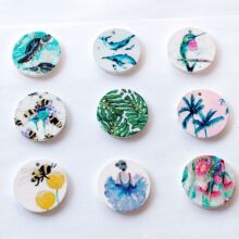 �羳߅�ײ�ɫ30mmӡ���A��ľƬdiy�Ʒ���ľ�|�ֹ����h���ϰ�