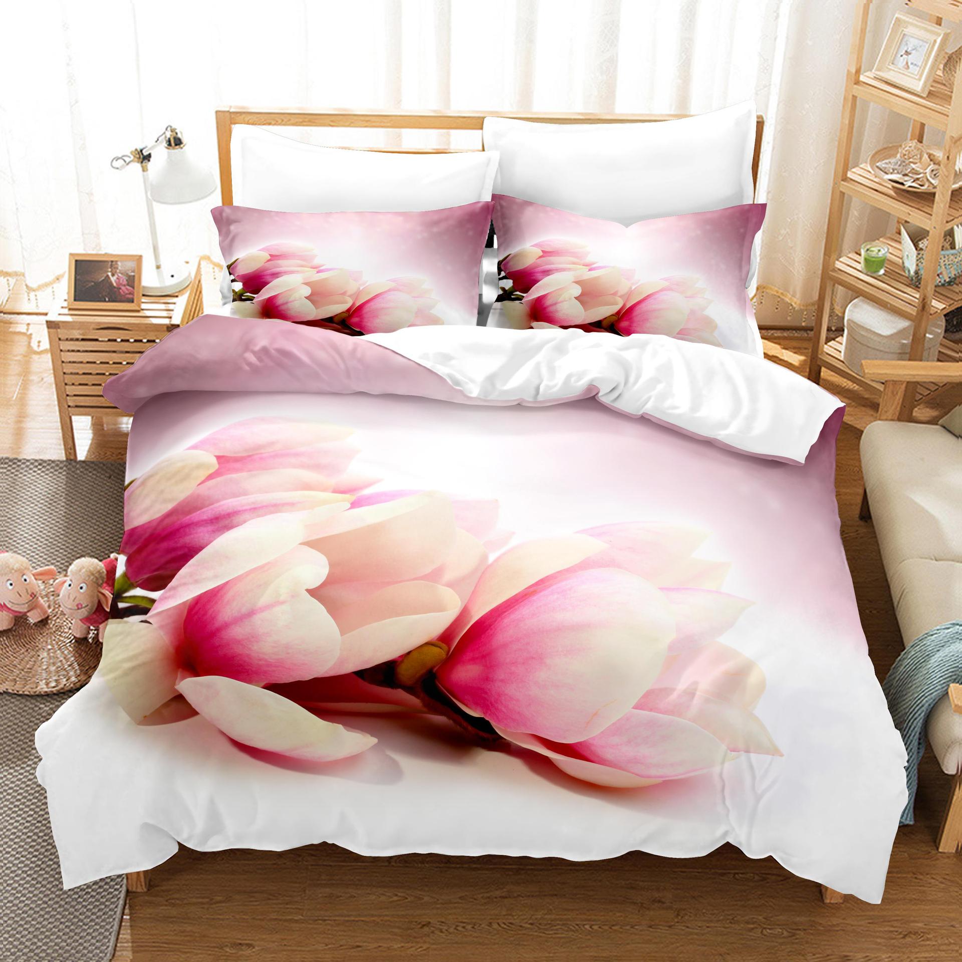 Rose Quilt Cover 8 / AU Queen 210x210cm-China