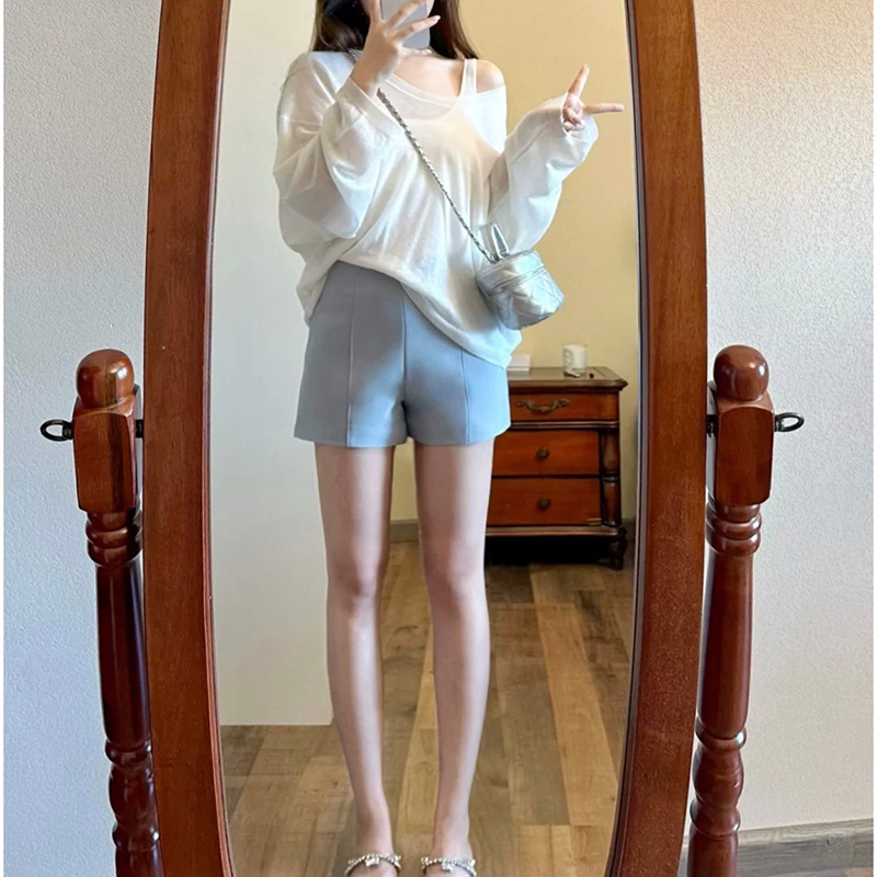 现货水溶羊毛防晒针织上衣女夏薄款长袖罩衫T恤夏季新款女