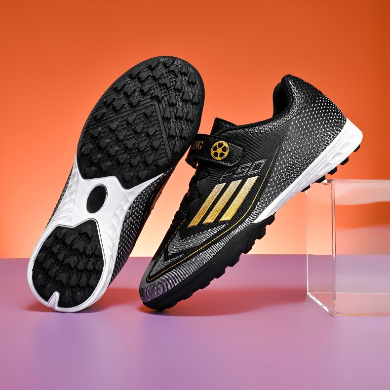 Zapatillas de Fútbol Infantil con Tacos TF Caucho Ligero para Campo Deportivo
