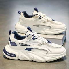 メンズシューズ 2025 春と秋の新通気性消臭ソフトソールスポーツお父さんトレンディな靴多用途メンズ身長増加カジュアルシューズ