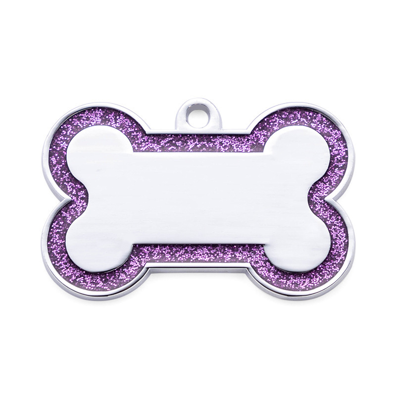 Hueso de acero para mascotas para perros tarjeta de identificación de hueso para perros tarjeta de metal para perros tarjeta de colgar accesorios