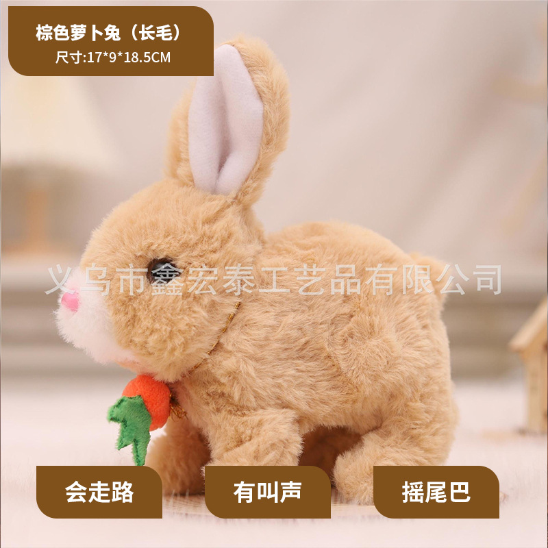 Conejo de rábano marrón (Peludo largo)