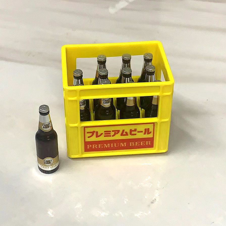 037 오렌지 상자 12 병의 실버 맥주