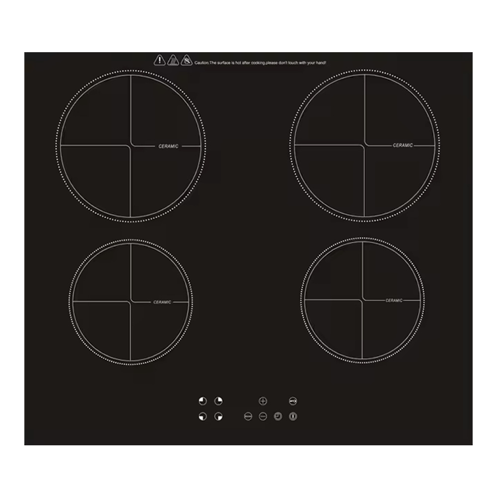 出口欧洲土耳其南美 多头四眼多功能电陶炉黑晶板不挑锅高端定制