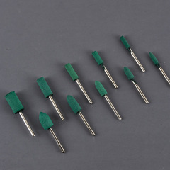 橡膠磨頭3mm柄氣動打磨頭吊磨機 模具金屬拋光打磨橡皮小磨頭圓柱