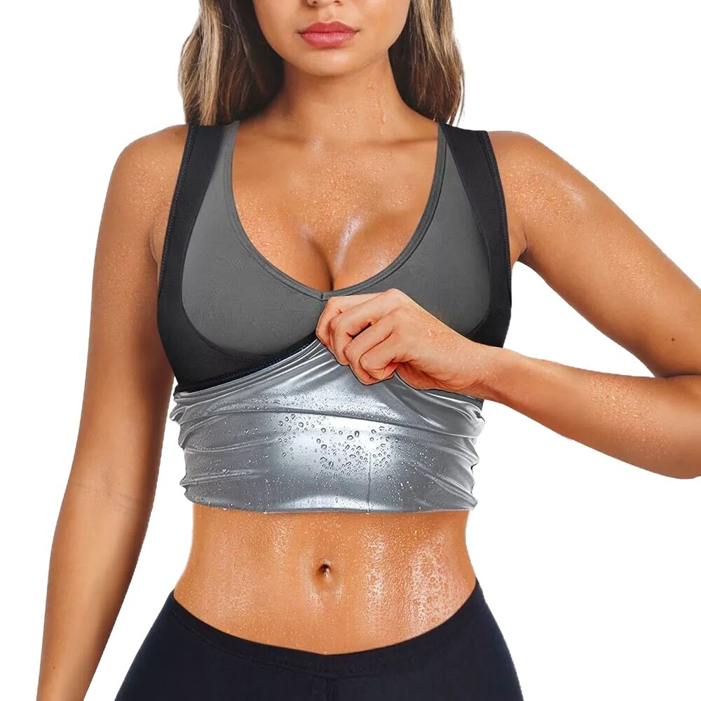 Las mujeres transfronterizas de gran tamaño aceptan chalecos abdominales, ropa de fitness, ropa de correr, ropa deportiva, chalecos recubiertos de sudor, ropa de corsé