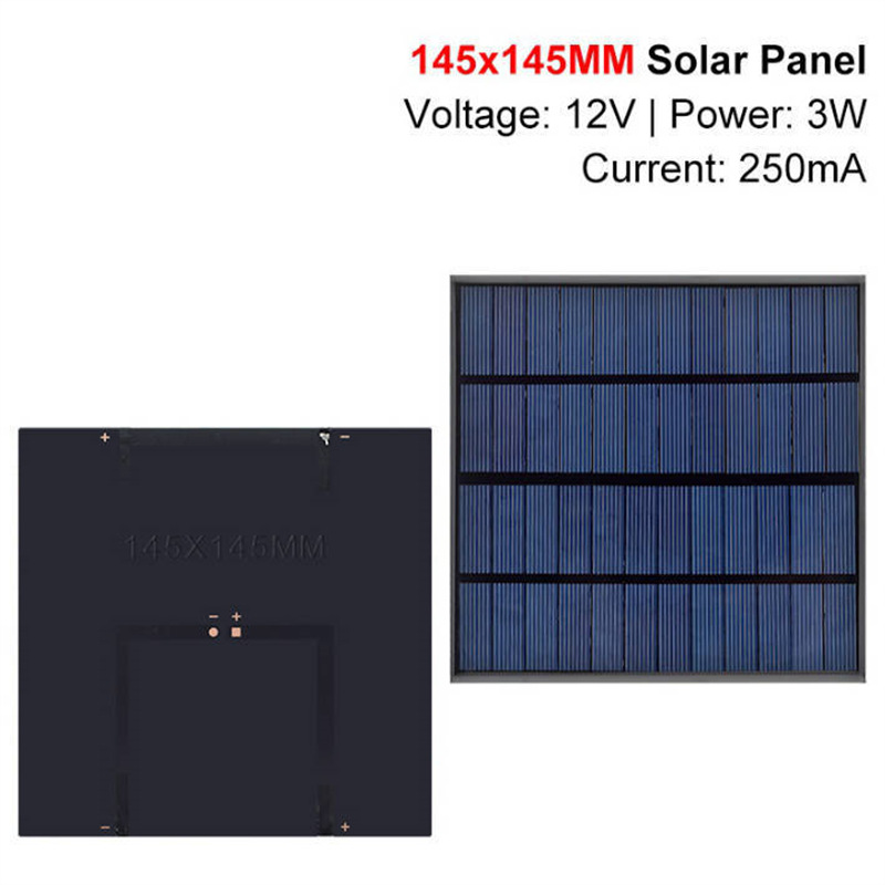 Солнечная панель TZT teng 12V 3W
