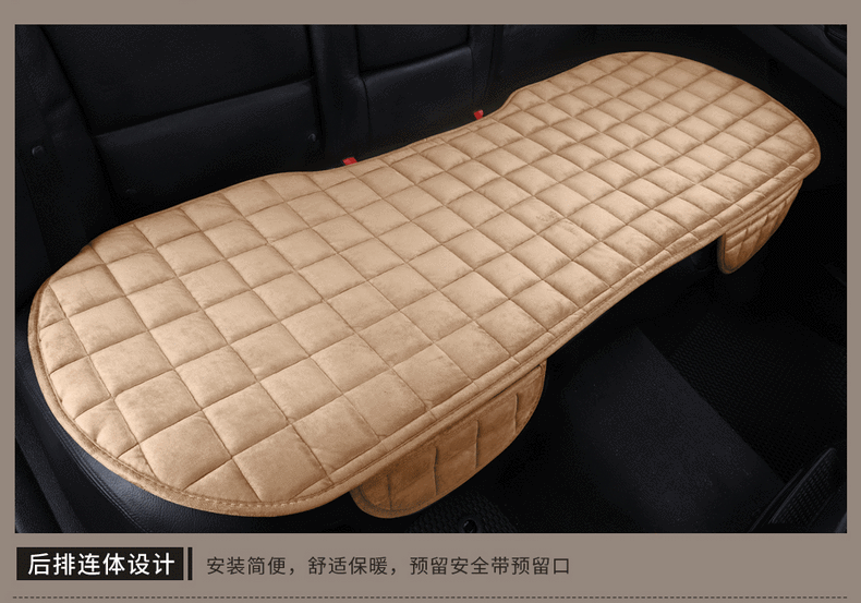 Plush cushion winter padded car cushion three-piece set a generation of hair