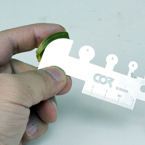 Ke Zuo Gundam metal assembly model making tool etched sheet vise auxiliary ruler hand pressure bending tool plate