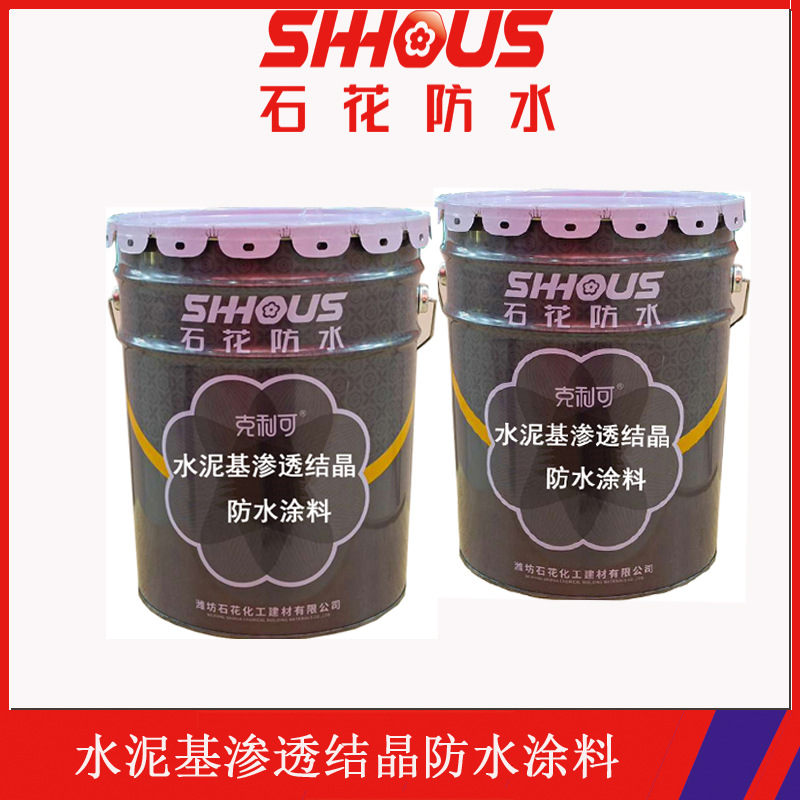水池隧道路桥桩头水泥基渗透结晶型防水涂料聚合物水泥基防水涂料
