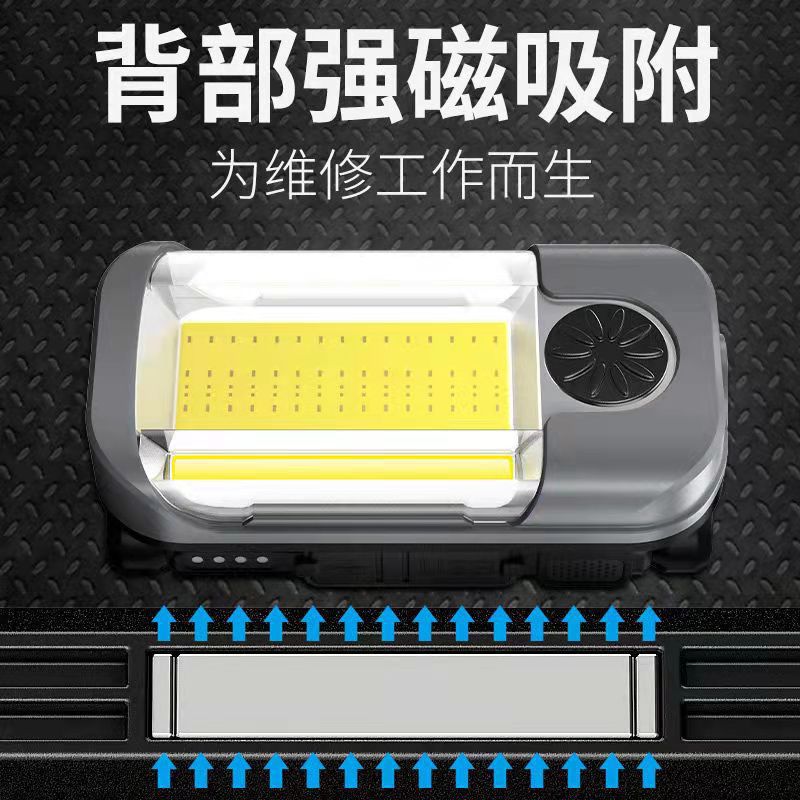 Transfronterizo nuevo camping luz al aire libre impermeable multifuncional tienda luz larga resistencia imán Gran Reflector portátil luz de trabajo