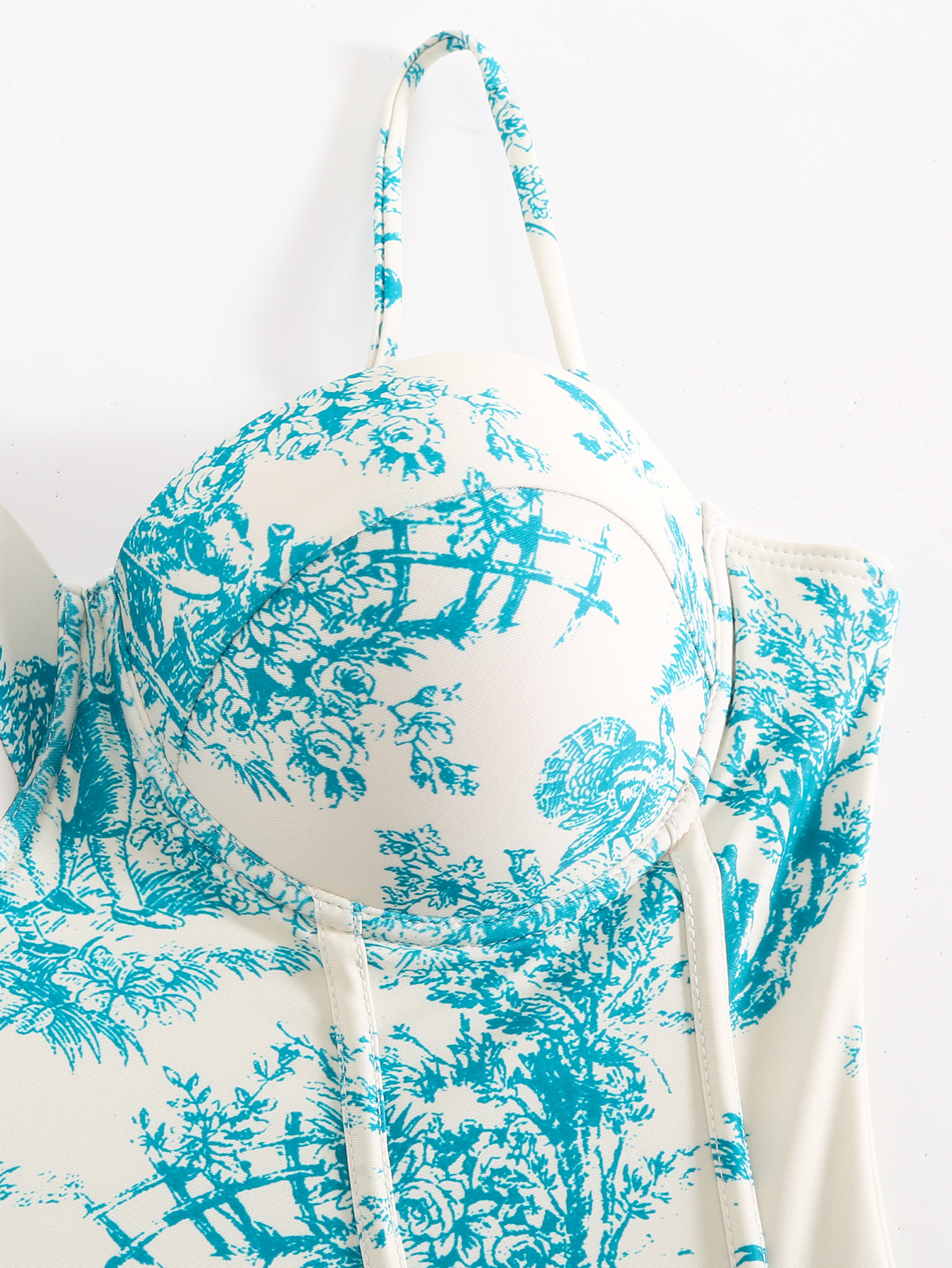 GraceChic 2024 European And American One-Piece Sexy Tight-Fitting Export Cross-Border Swimsuit High-End Beach Set_voghion.com