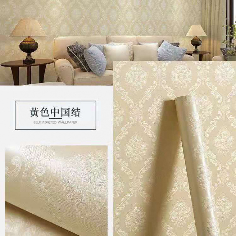 노란 중국 매듭