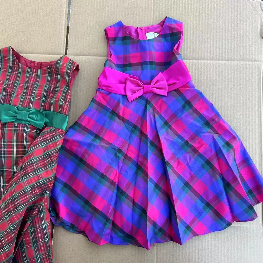 儿童连衣裙 24夏新欧美品牌裙子女童中小童裙子批发